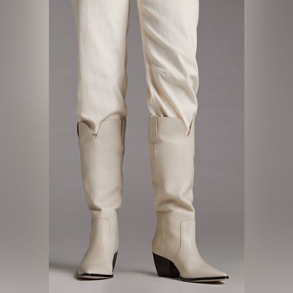 ANTHROPOLOGIE MATISSE STELLA KNEE HIGH WESTERN BOOTS - Picture 3 of 7